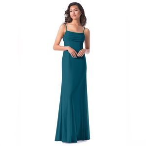 Azazie Chantal Ink Blue Bridesmaid Dress